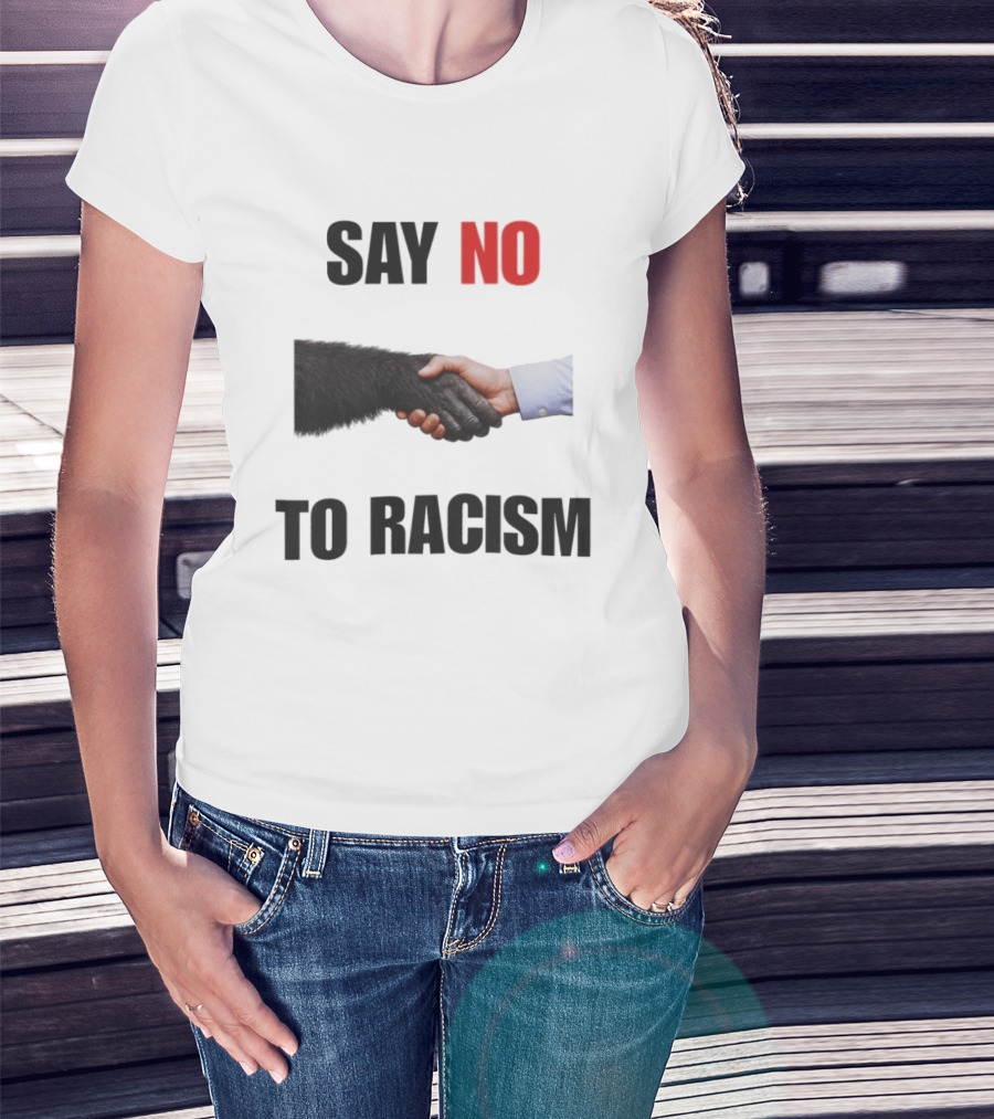 Say No To Racism Handshake Campaign T-Shirt