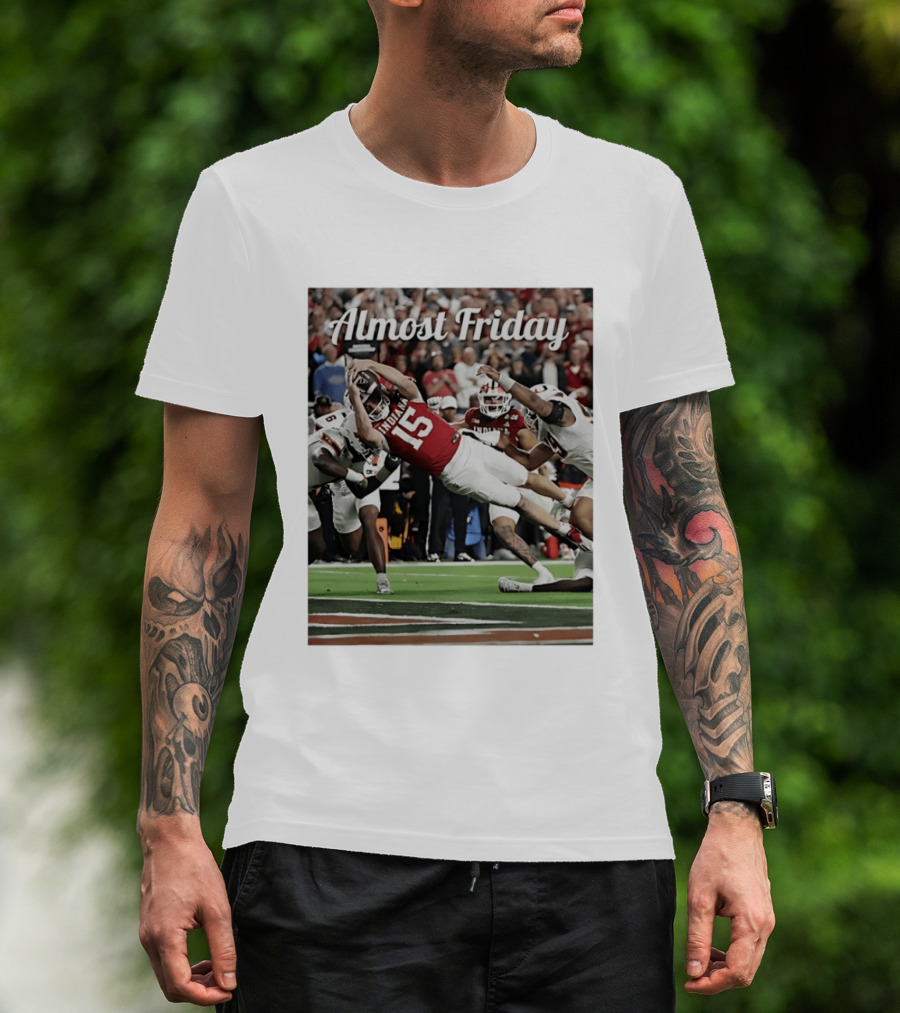 Almost Friday Indiana Hoosiers Touchdown Fernando Mendoza T-Shirt
