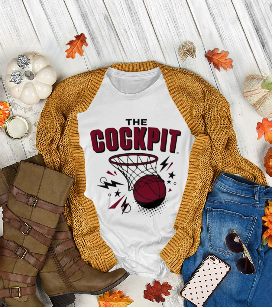 The Cockpit South Carolina Gamecocks Basketball Hoop Thunder T-Shirt