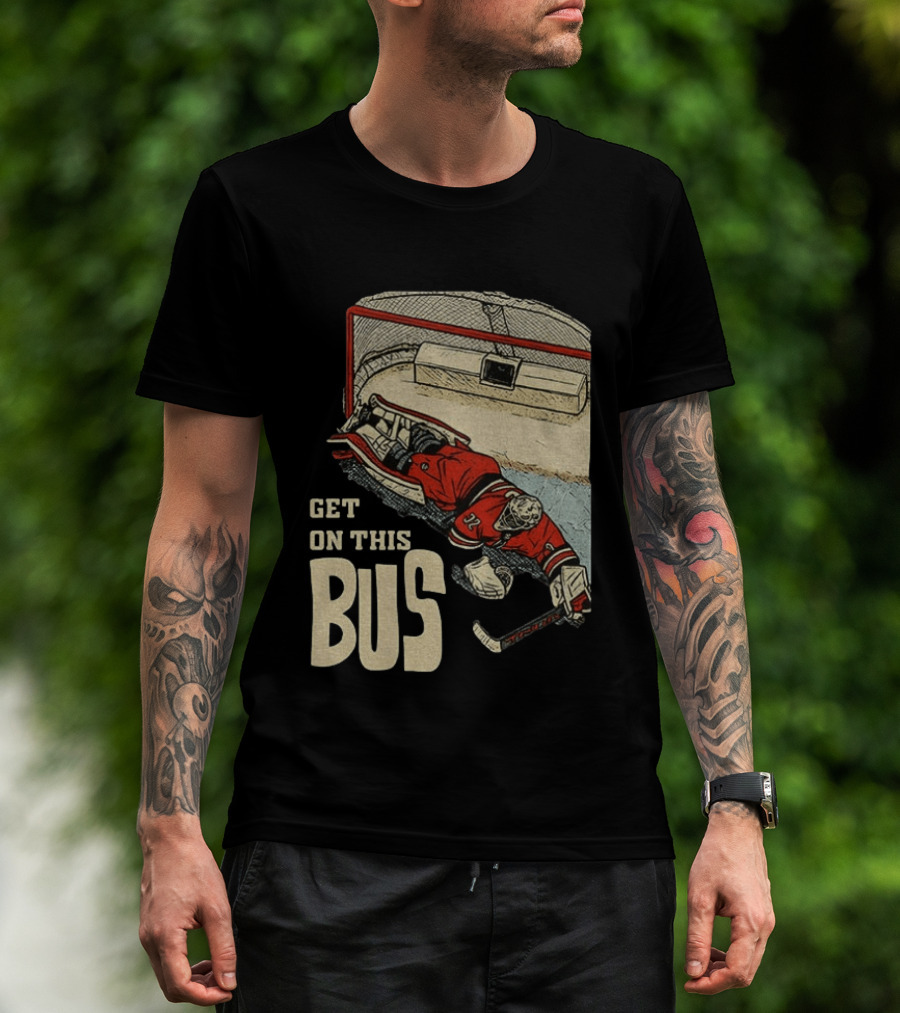 Brandon Bussi Carolina Hurricanes Get On This Bus NHL T-Shirt