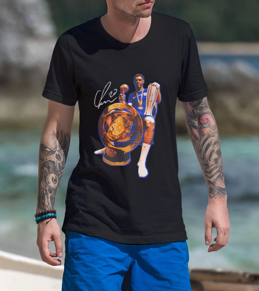 Cole Palmer Club World Cup FIFA Trophy Celebration T-Shirt