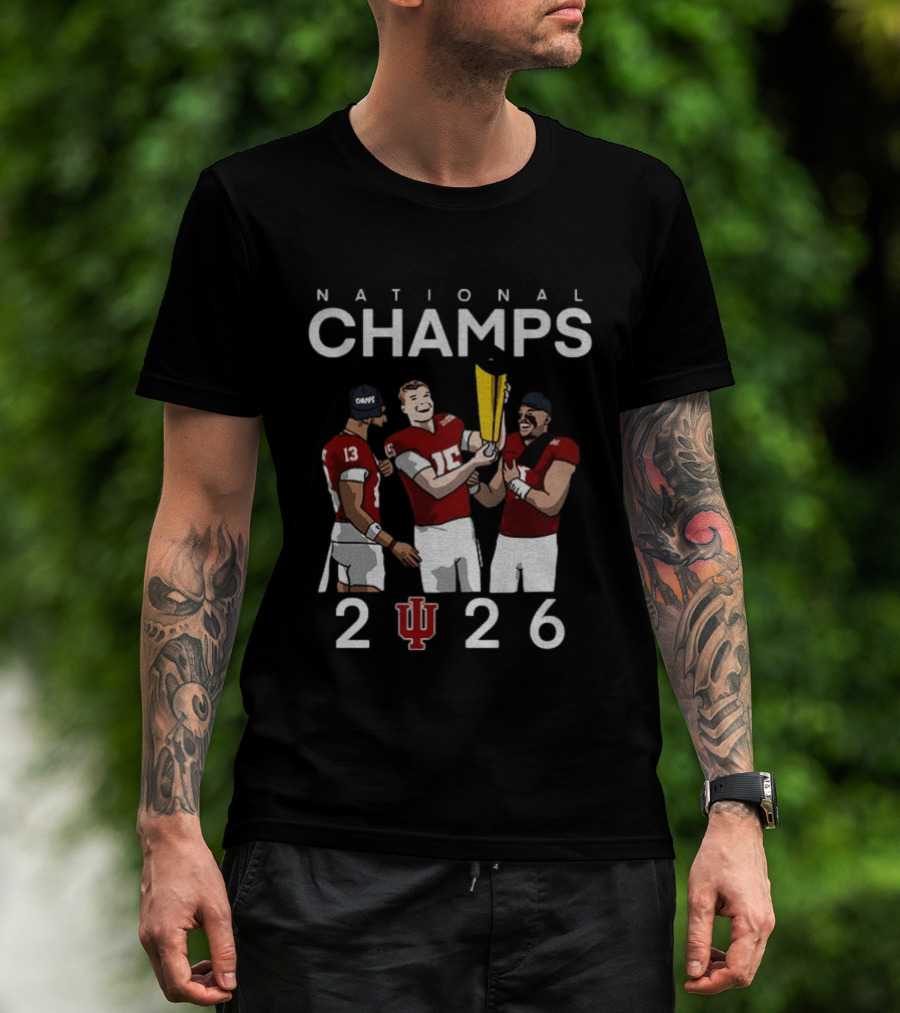 Fernando Mendoza Indiana Hoosiers National Champs Football Game Day 2026 T-Shirt