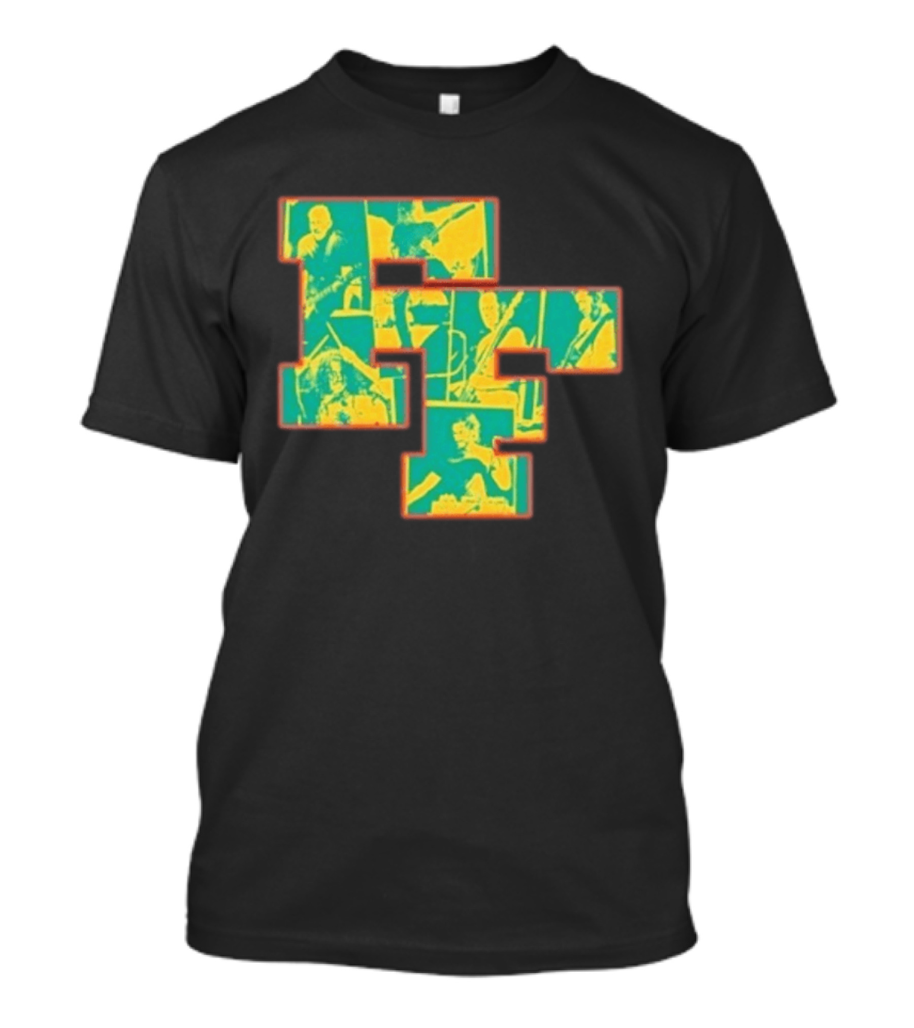 Foo Fighters 2026 FF Tasmania Tour Collage Imagery Of Band Members T-Shirt