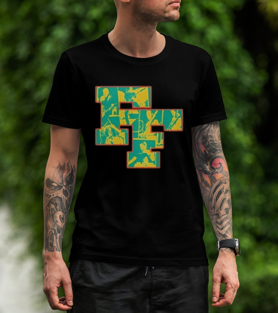 Foo Fighters 2026 FF Tasmania Tour Collage Imagery Of Band Members T-Shirt