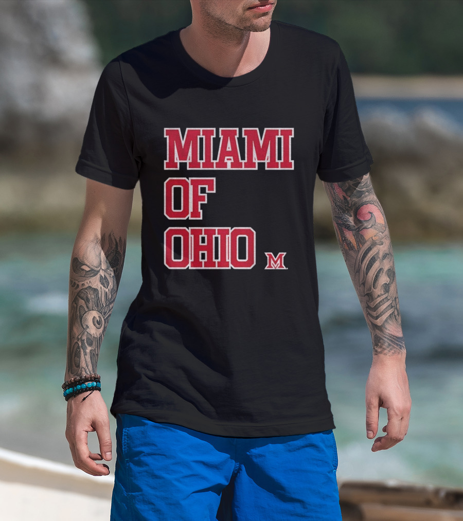 Miami Of Ohio RedHawks Basketball M T-Shirt