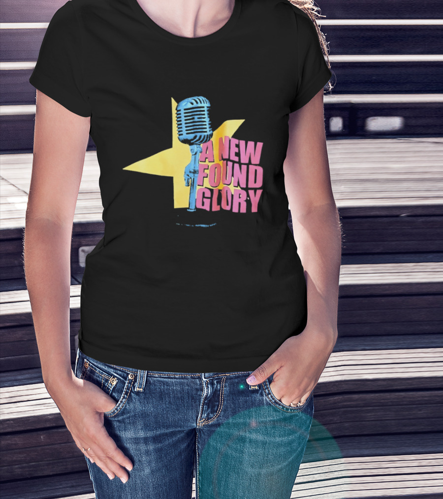 A New Found Glory Vintage Microphone Star T-Shirt