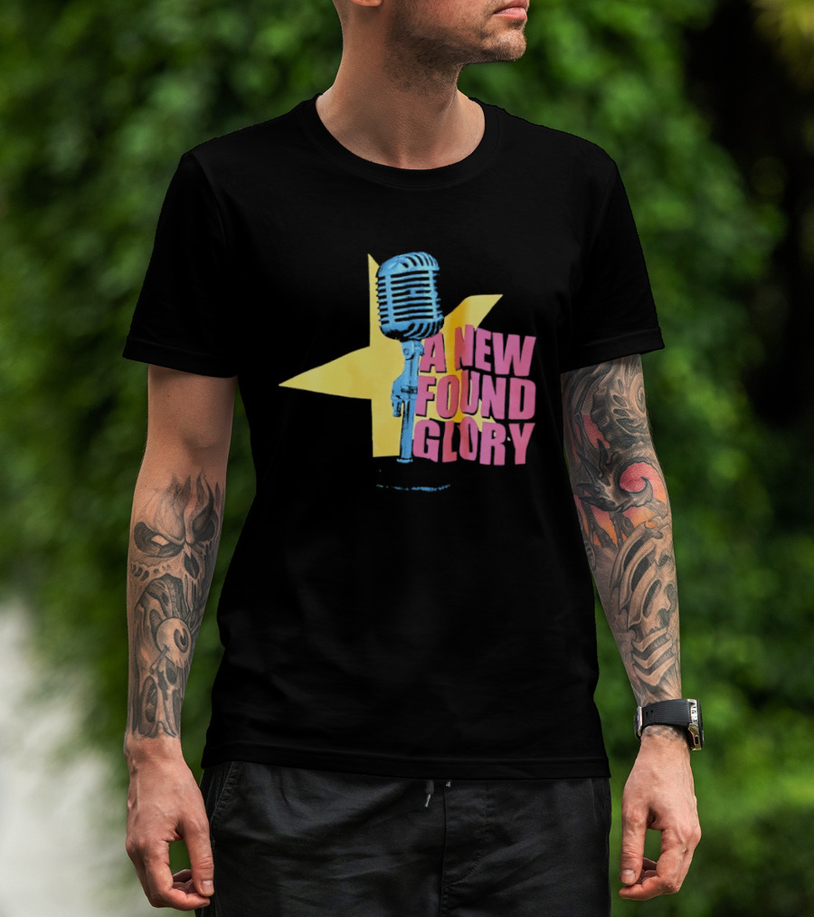A New Found Glory Vintage Microphone Star T-Shirt