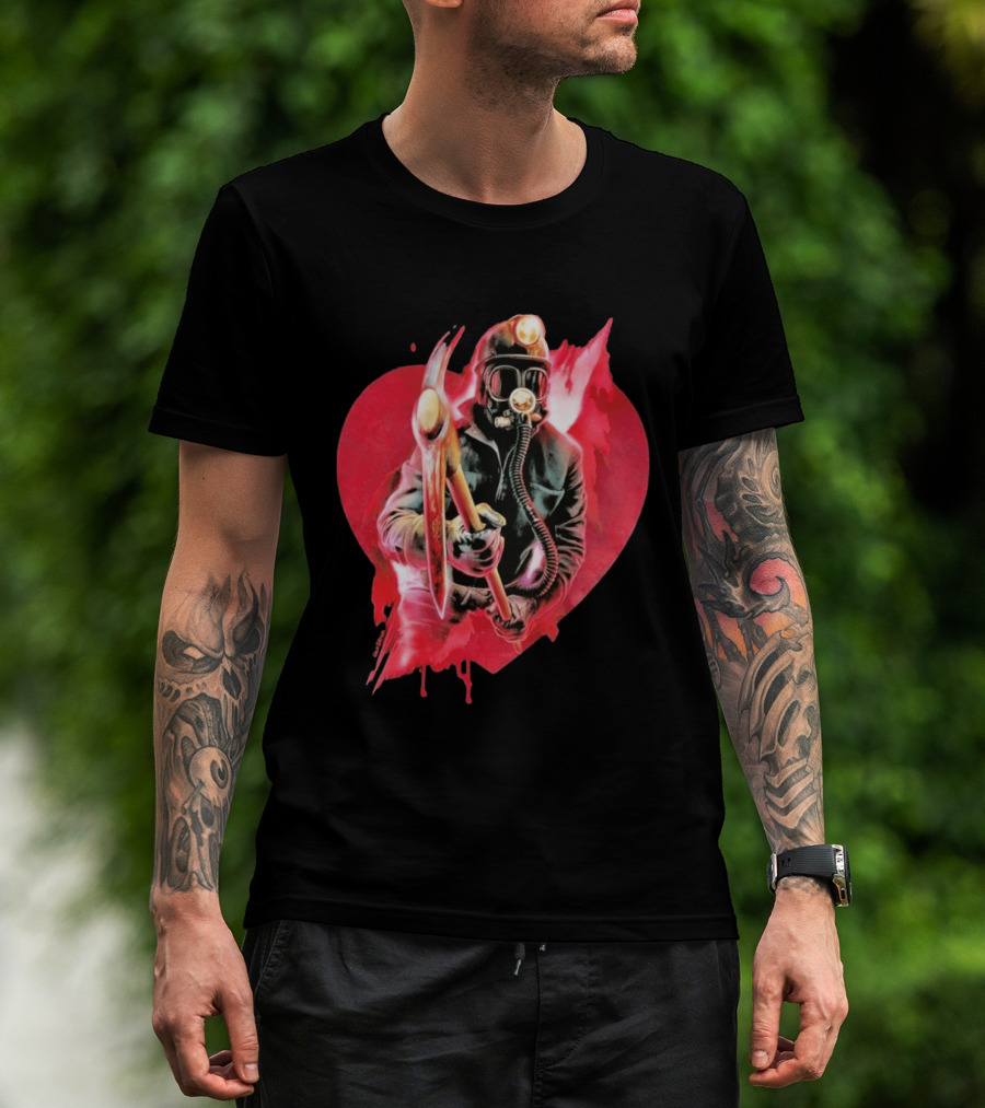My Bloody Valentine 45th Anniversary Miner Heart T-Shirt