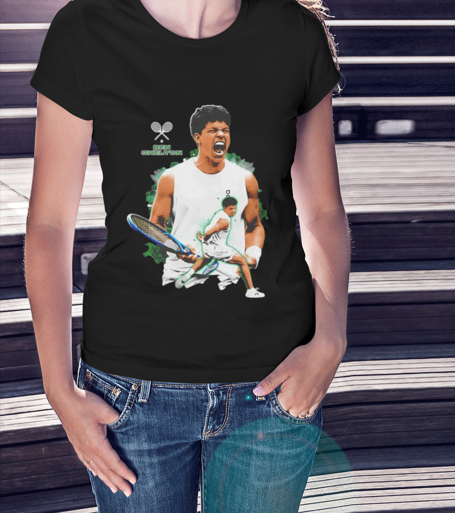 Ben Shelton Tennis Aura Athlete T-Shirt