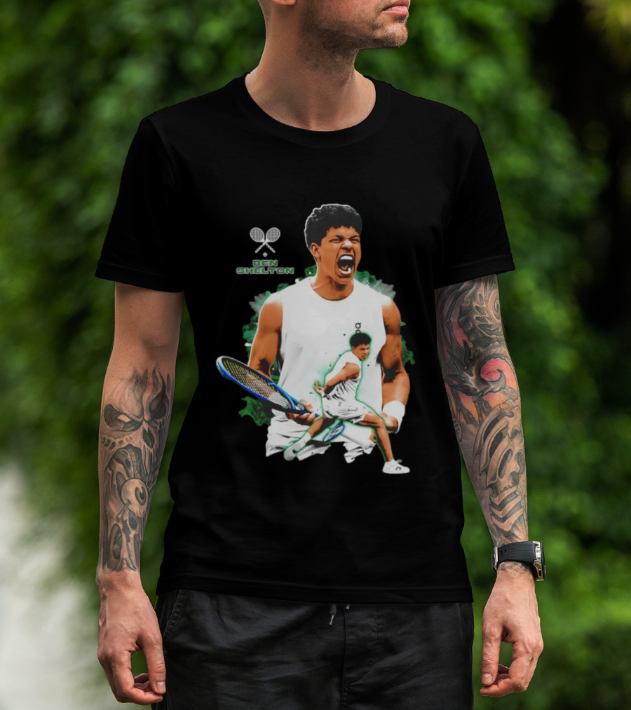 Ben Shelton Tennis Aura Athlete T-Shirt