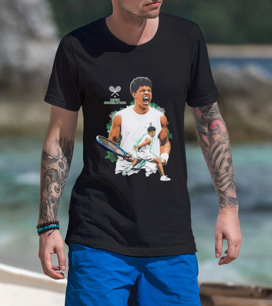 Ben Shelton Tennis Aura Athlete T-Shirt