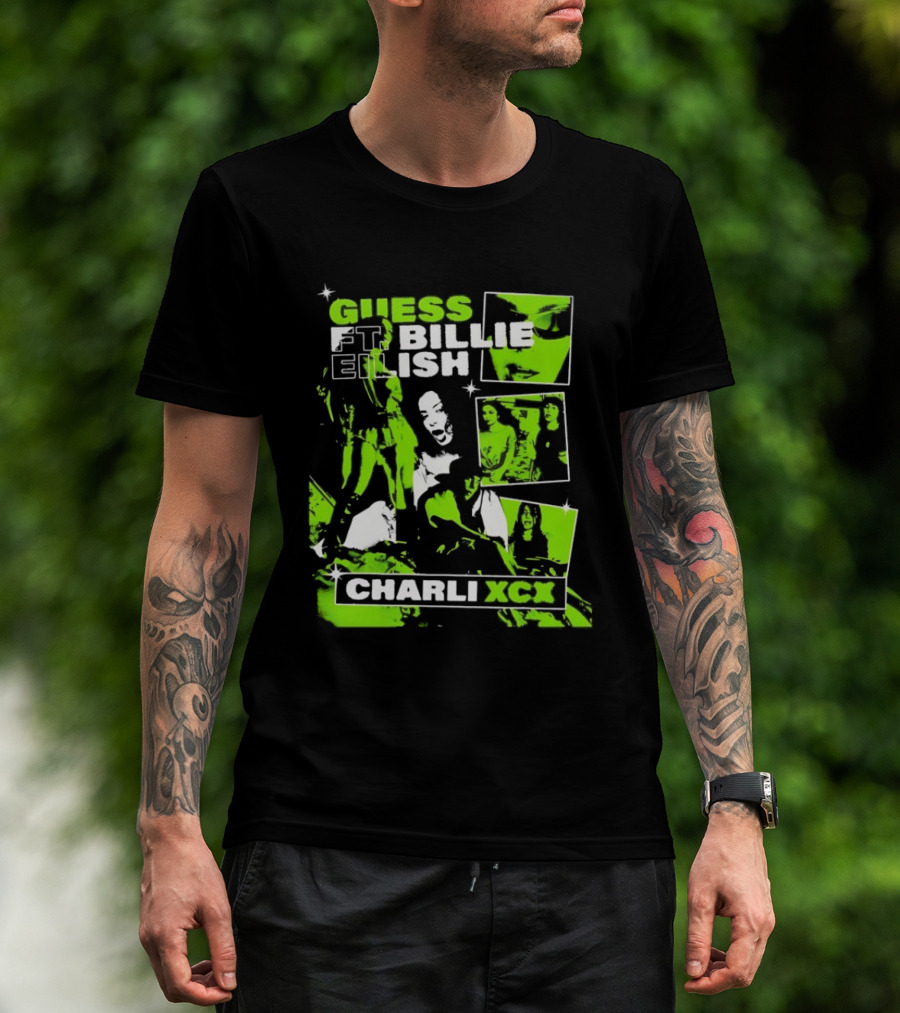 Guess Ft Billie Eilish Charli Xcx T-Shirt