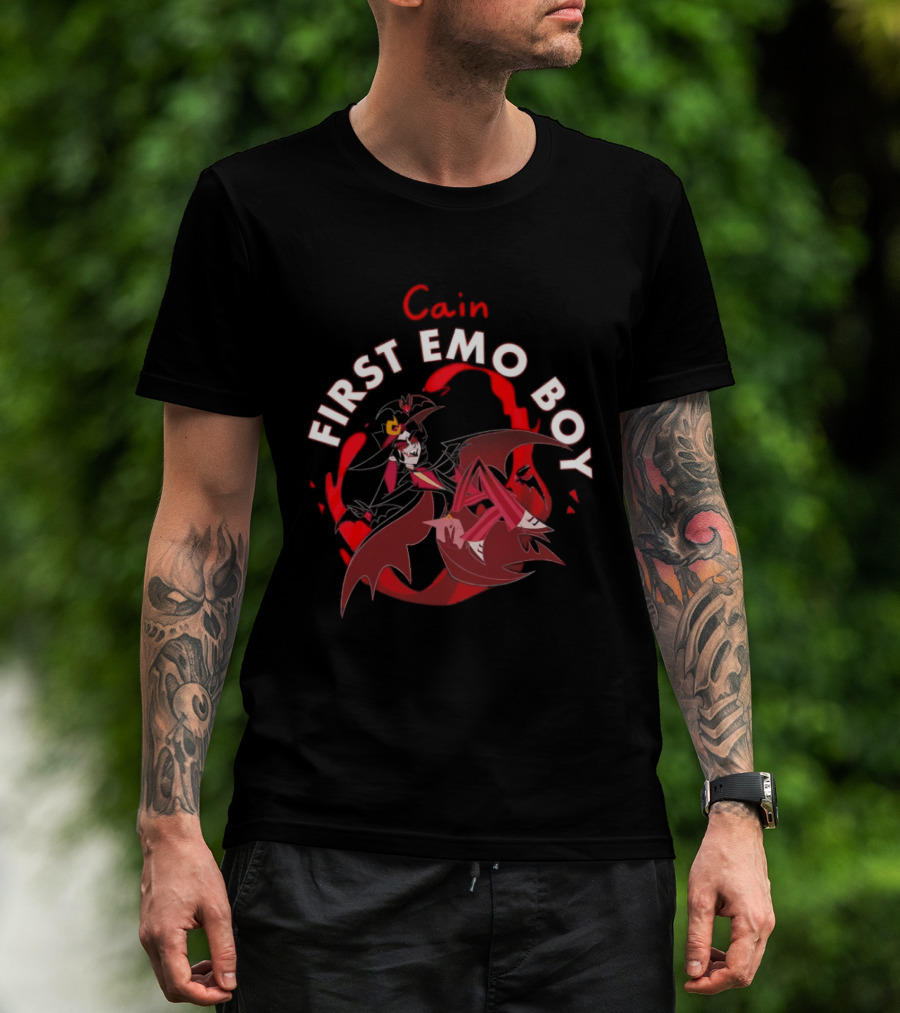 Cain First Emo Boy Hazbin Hotel T-Shirt