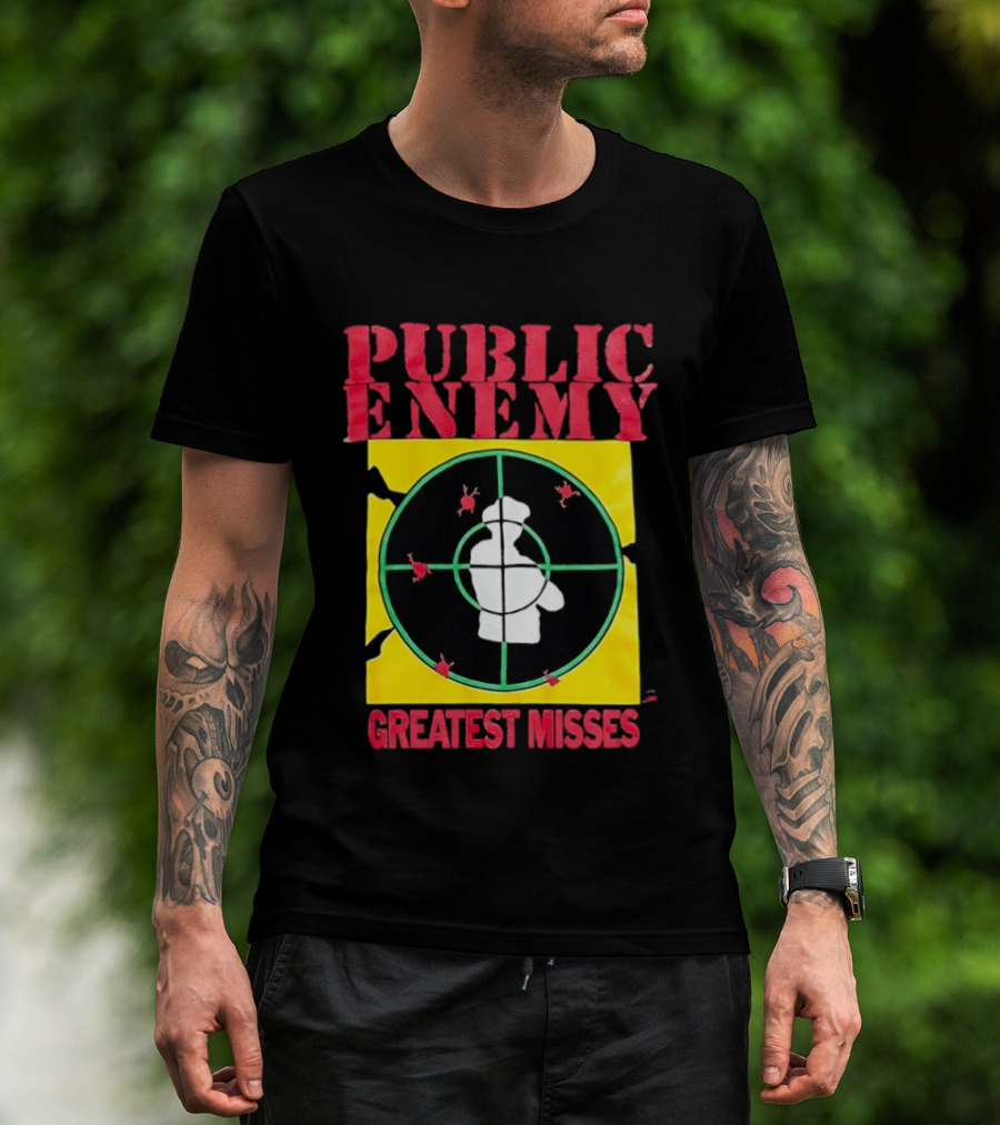 Public Enemy Greatest Misses Target T-Shirt