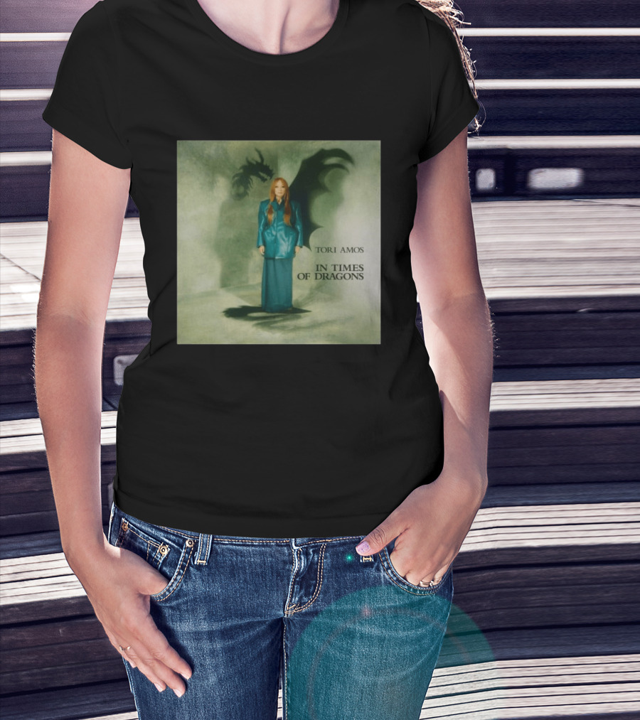 Tori Amos In Times Of Dragons US Tour 2026 Shadowed Dragon T-Shirt