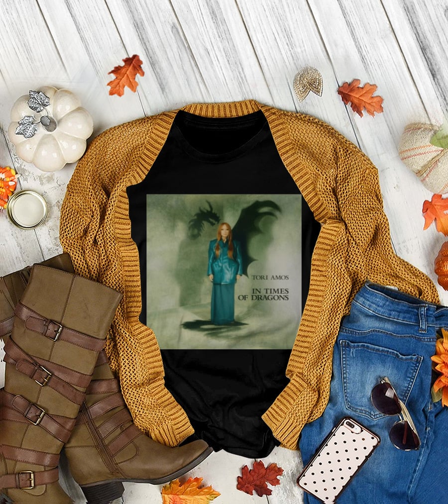 Tori Amos In Times Of Dragons US Tour 2026 Shadowed Dragon T-Shirt