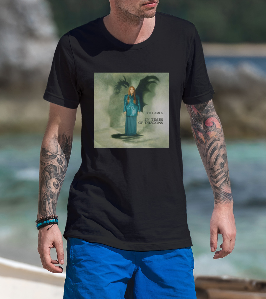 Tori Amos In Times Of Dragons US Tour 2026 Shadowed Dragon T-Shirt