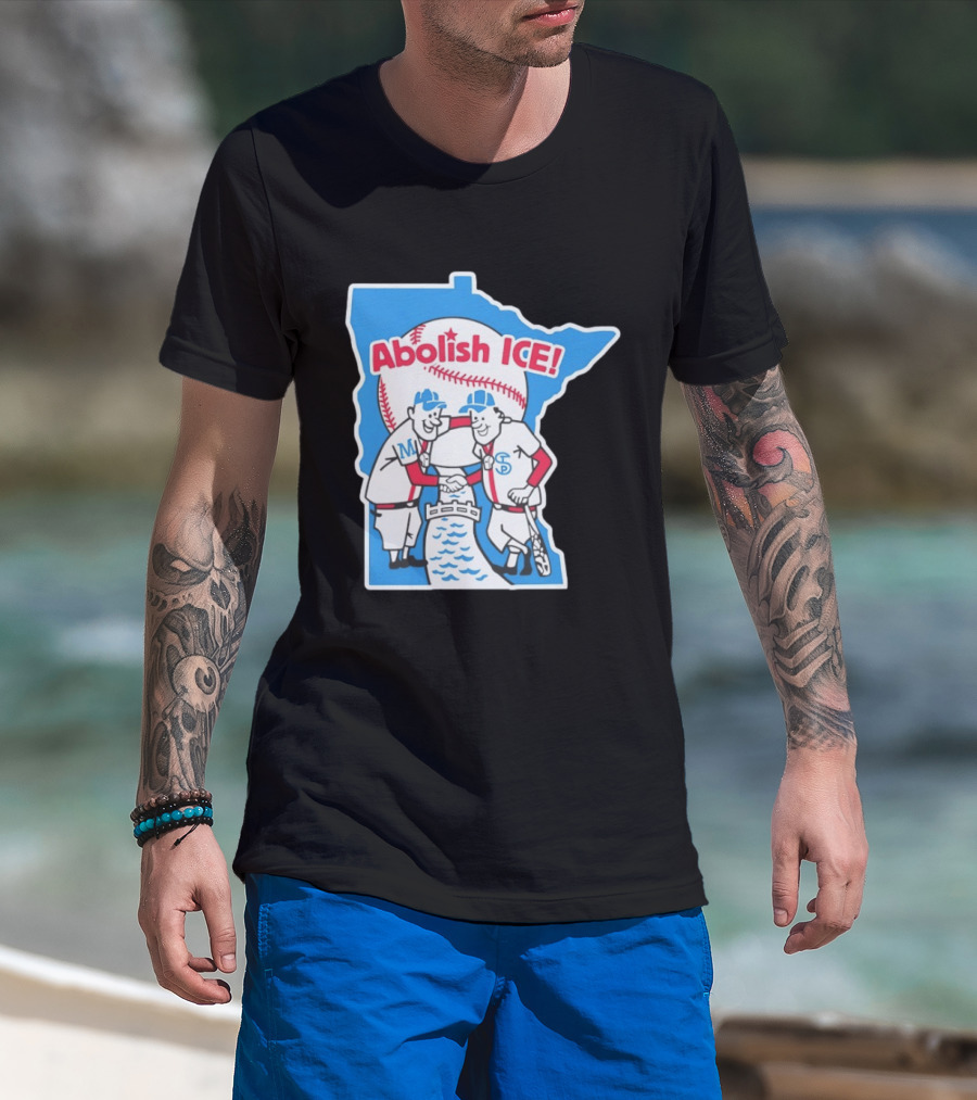 Abolish ICE Twins T-Shirt