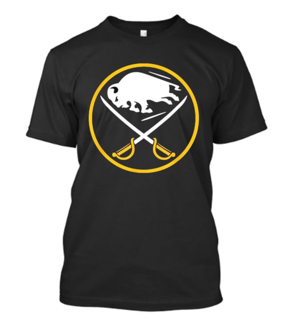 Buffalo Bills Sabres Crossed Swords Royal T-Shirt