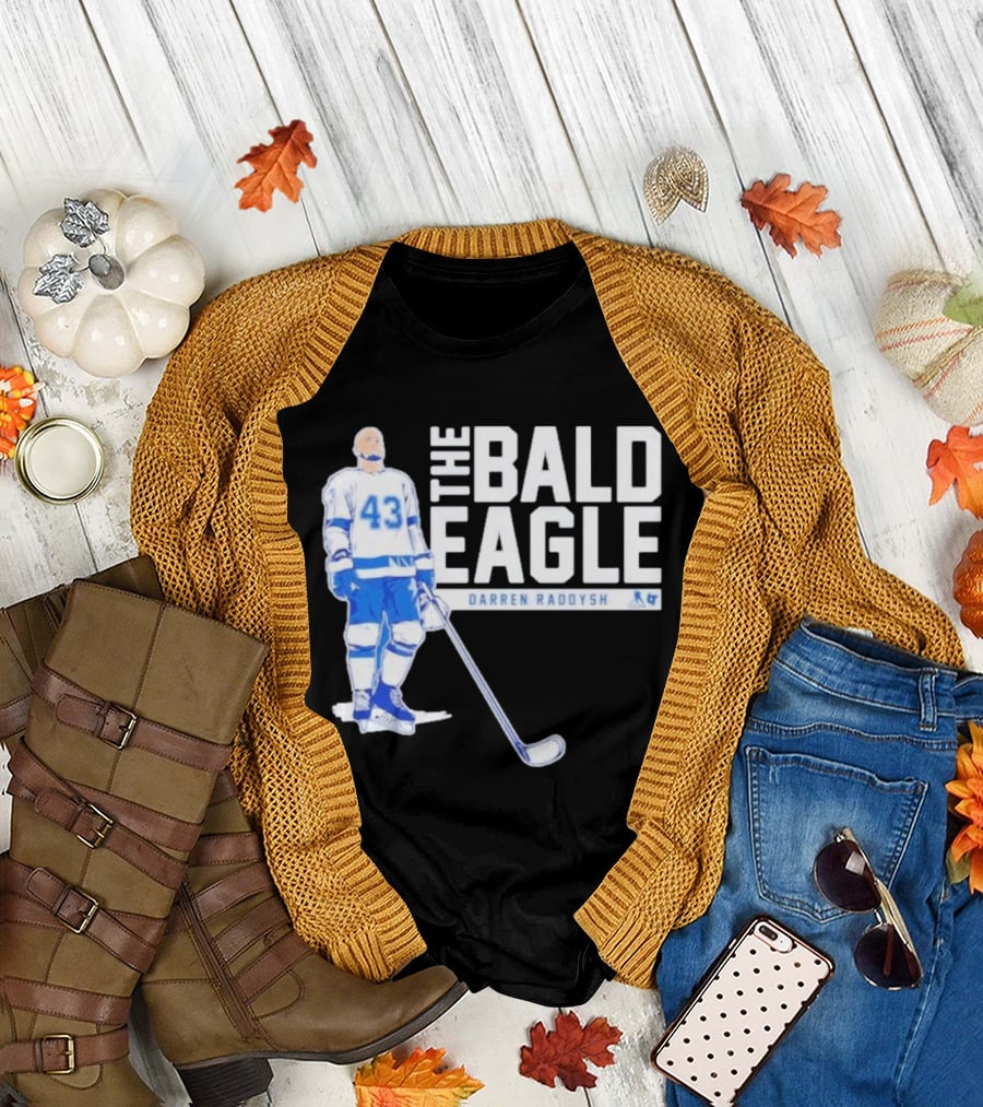 Darren Raddysh The Bald Eagle Number 43 Hockey Player T-Shirt