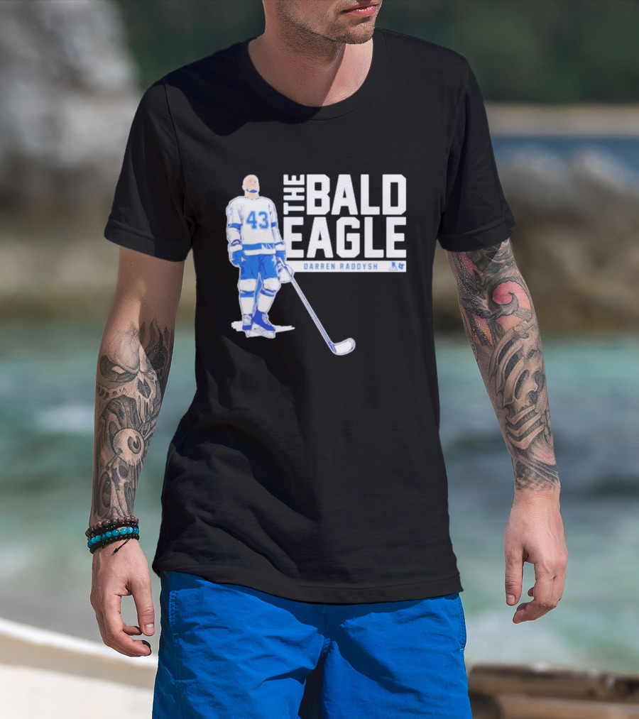 Darren Raddysh The Bald Eagle Number 43 Hockey Player T-Shirt