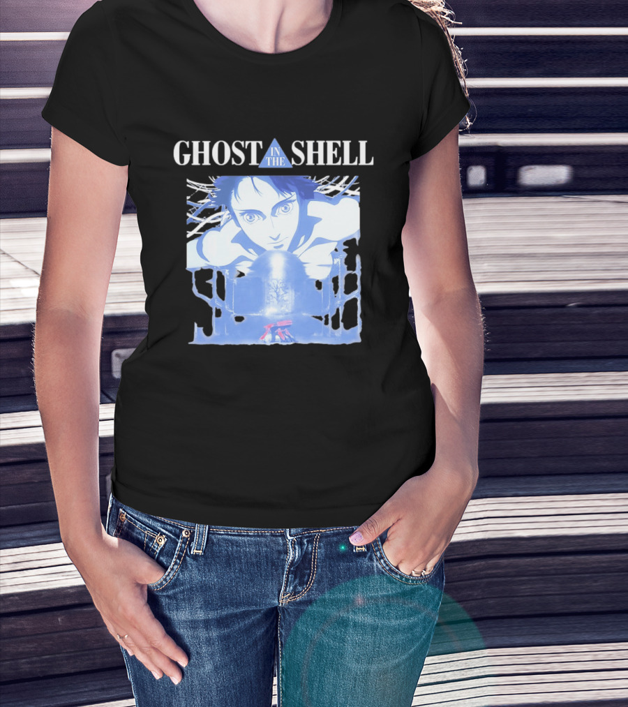 Ghost In The Shell Puppet Master Anime Character And Title T-Shirt
