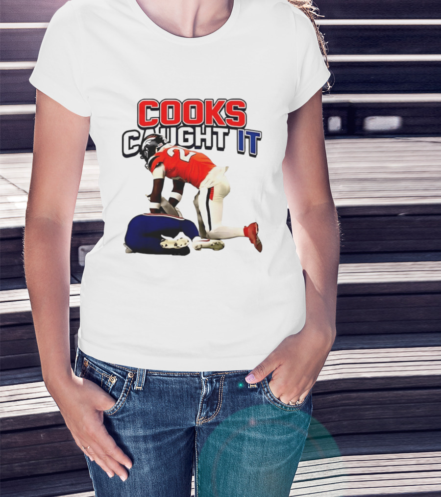 Buffalo Bills Mafia Cooks Caught It Football Play T-Shirt