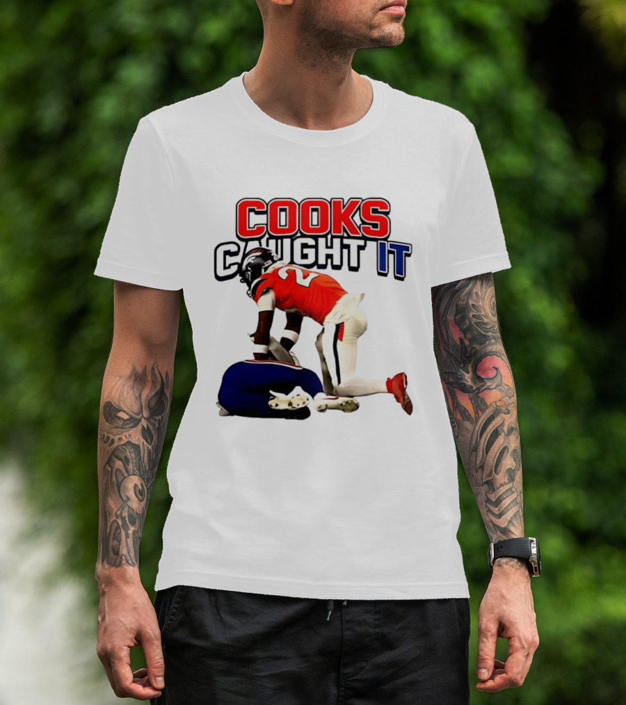 Buffalo Bills Mafia Cooks Caught It Football Play T-Shirt
