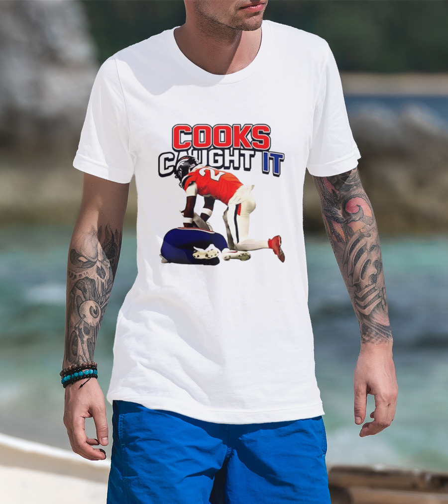 Buffalo Bills Mafia Cooks Caught It Football Play T-Shirt