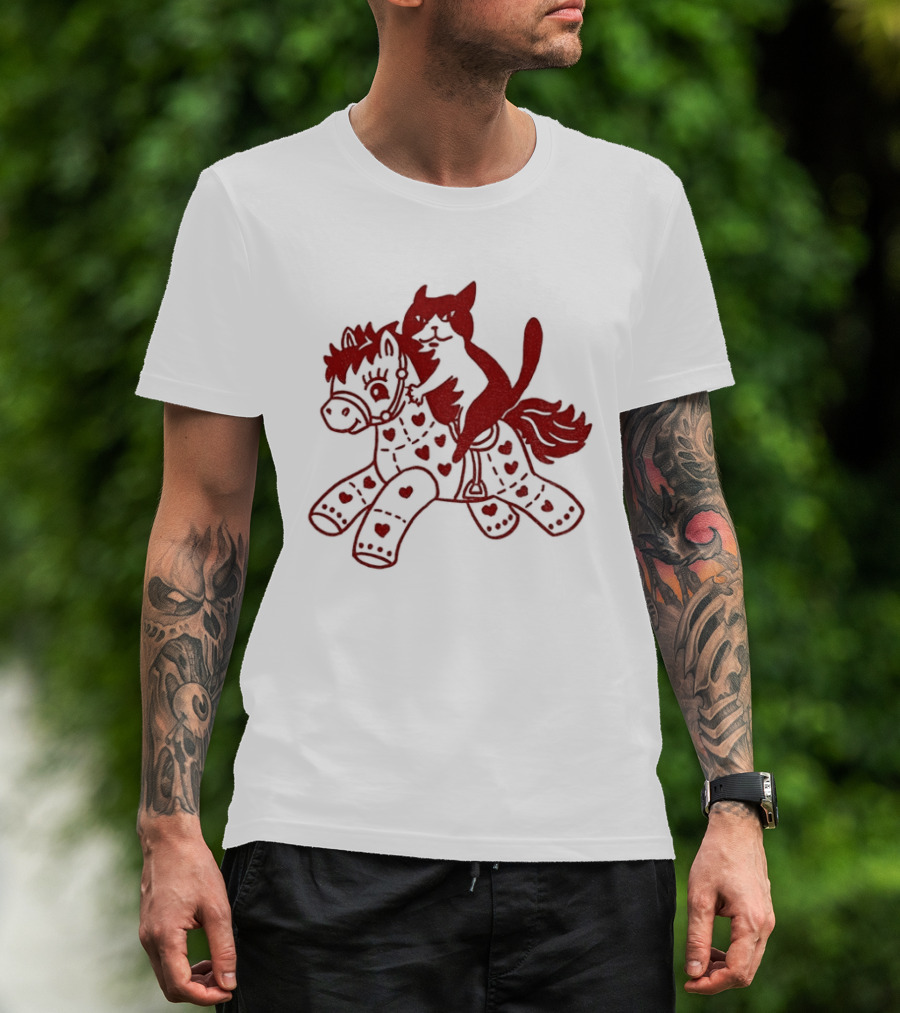 Cat Lovers New Year Of The Horse 2026 Embrace The Celebration T-Shirt