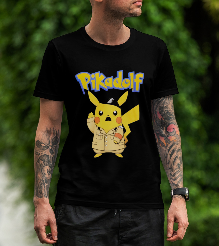 Pikadolf Pikachu Adolf Hitler T-Shirt