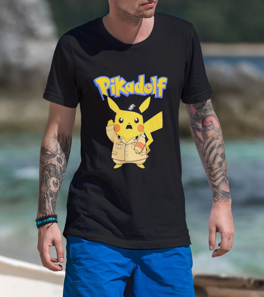 Pikadolf Pikachu Adolf Hitler T-Shirt