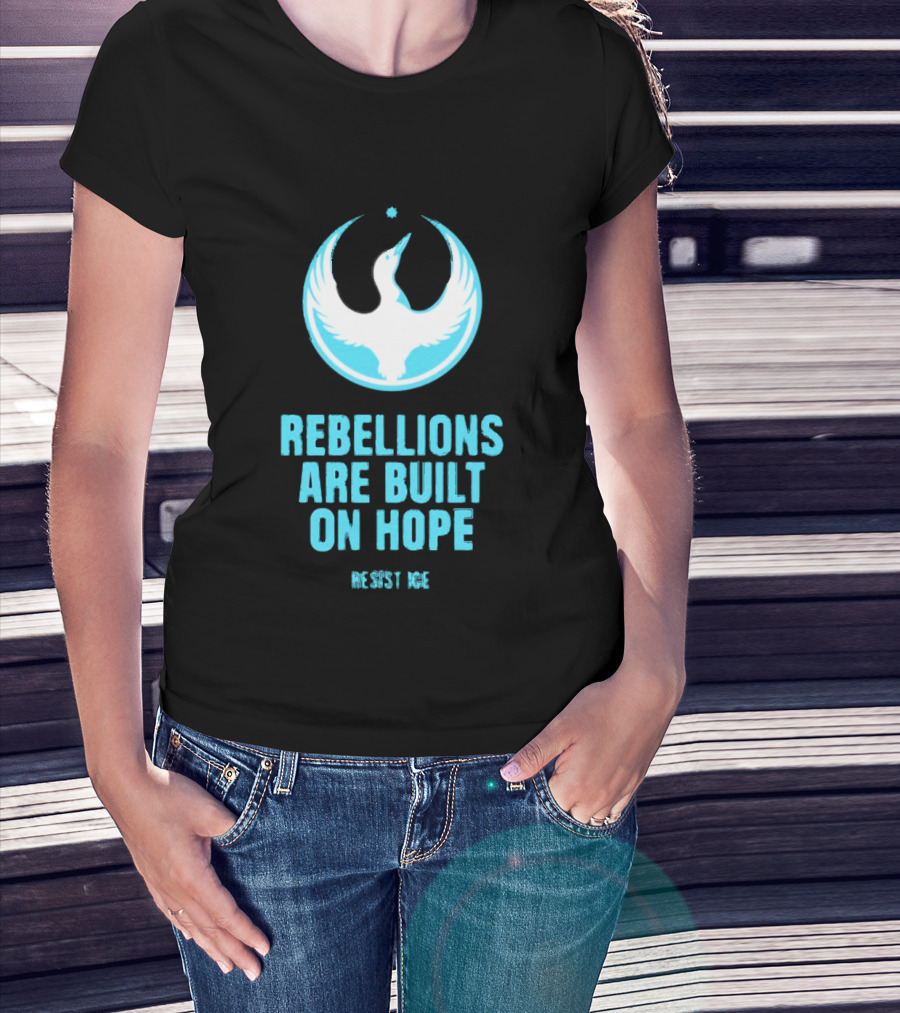 Rebellions Are Built On Hope Resist ICE Dove T-Shirt