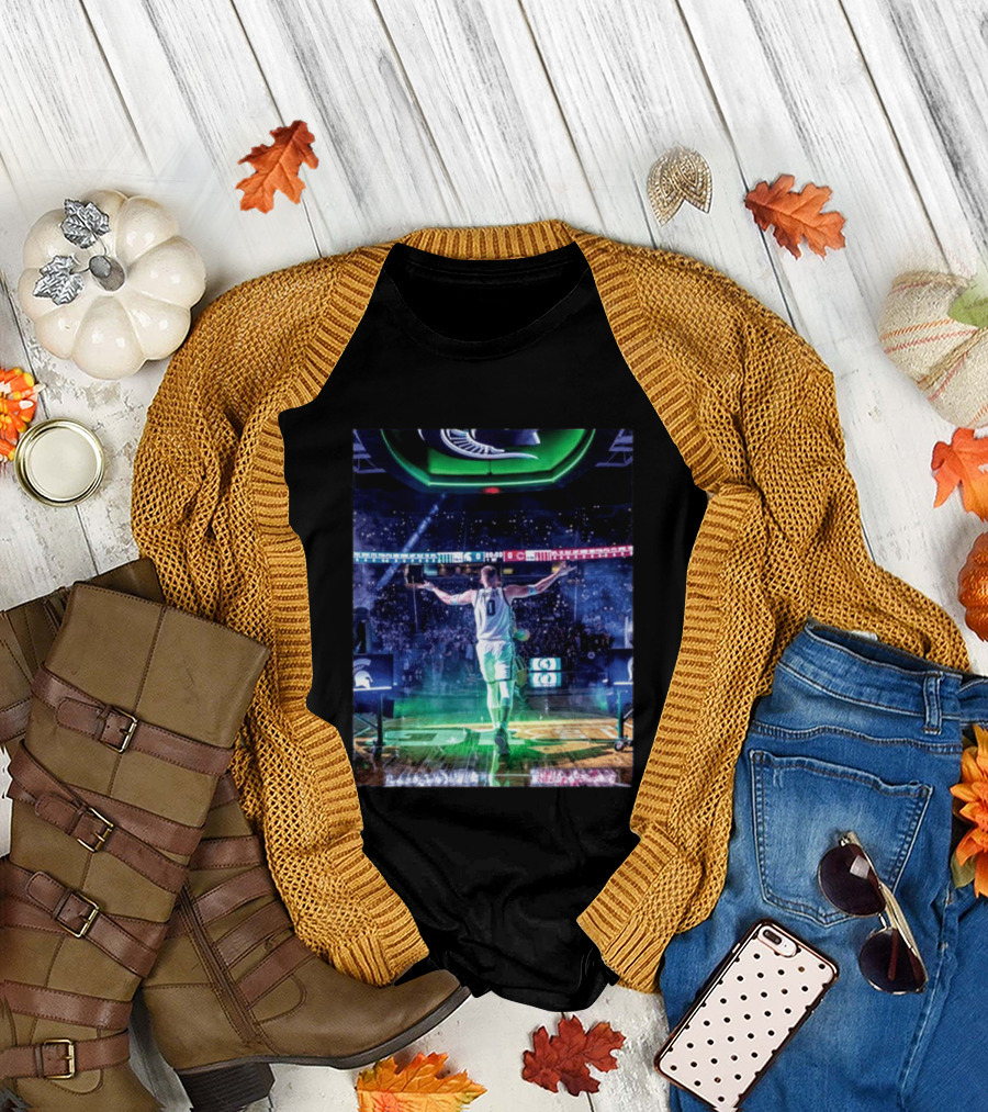 Jaxon Kohler Michigan State Spartans Basketball 2026 Celebration T-Shirt