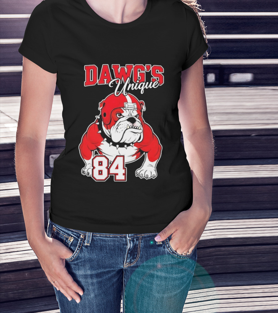 Ladd McConkey 84 Georgia Bulldogs Dawg's Unique Football Fan Gear T-Shirt