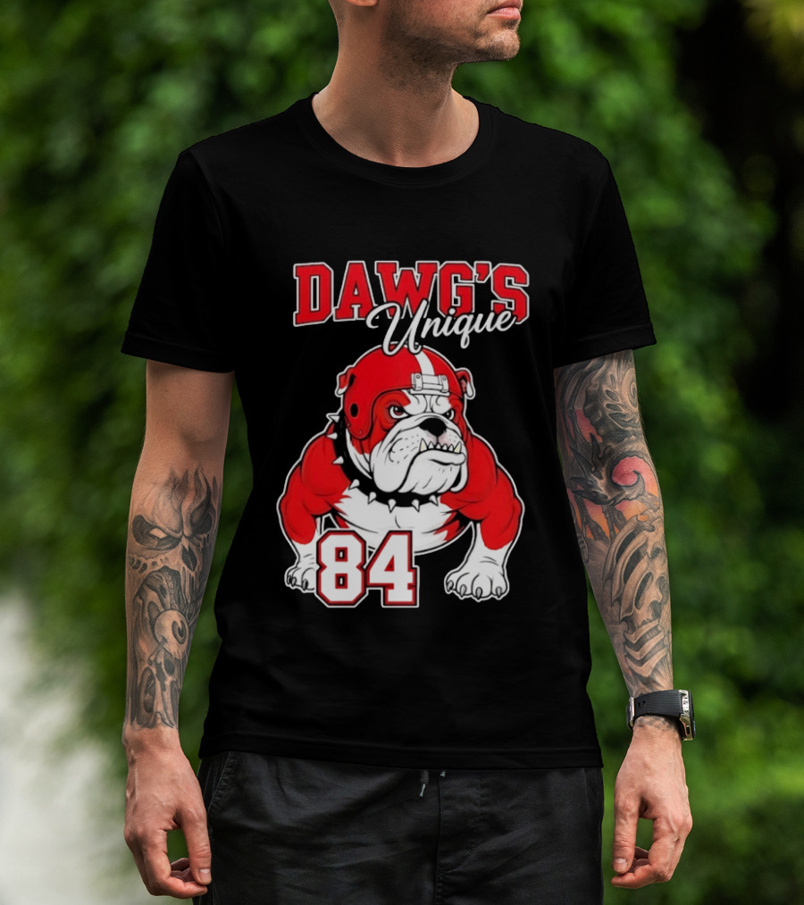 Ladd McConkey 84 Georgia Bulldogs Dawg's Unique Football Fan Gear T-Shirt