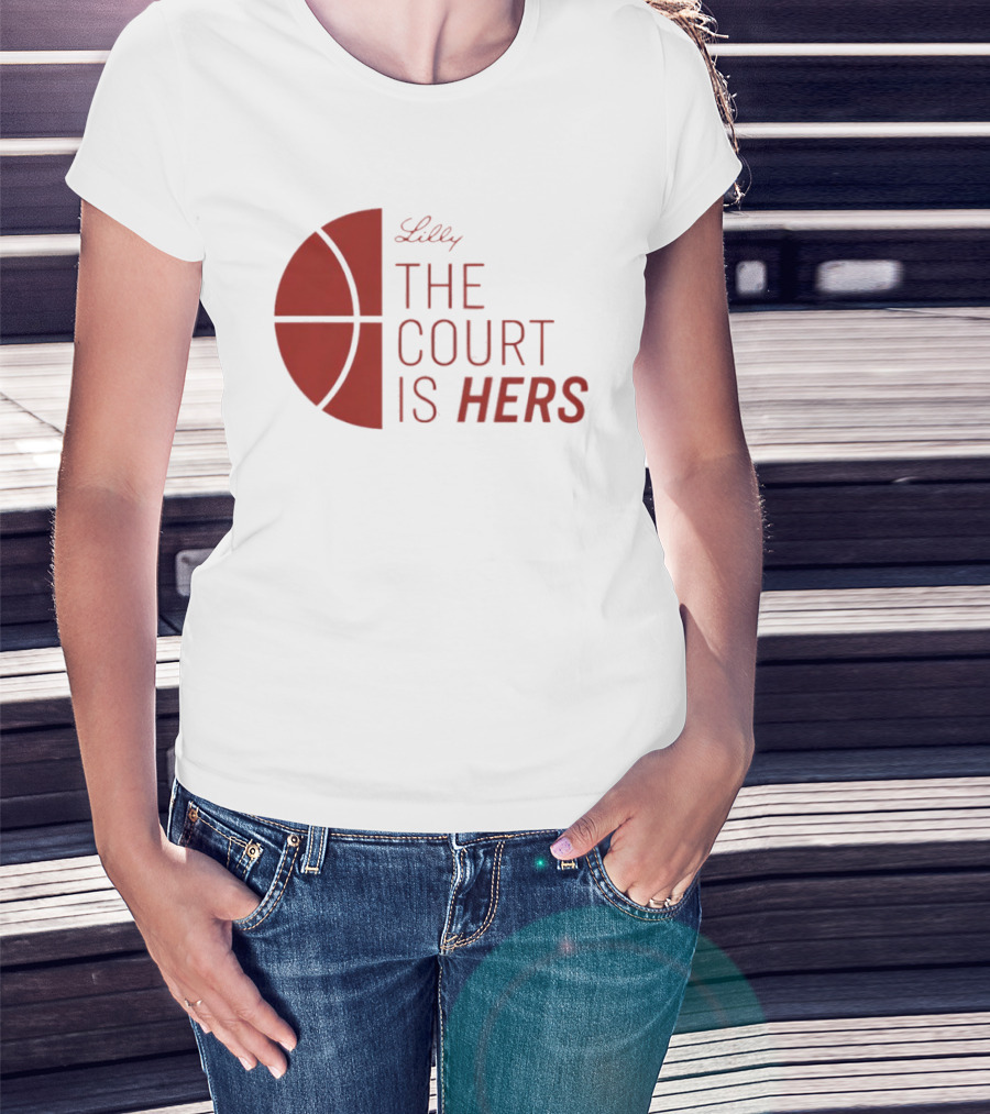 Lilly The Court Is Hers Basketball T-Shirt