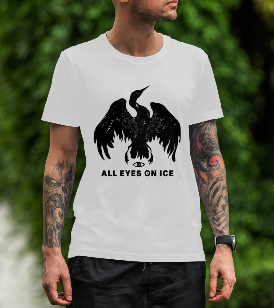All Eyes On ICE Minnesota Rebel Loon Bird T-Shirt