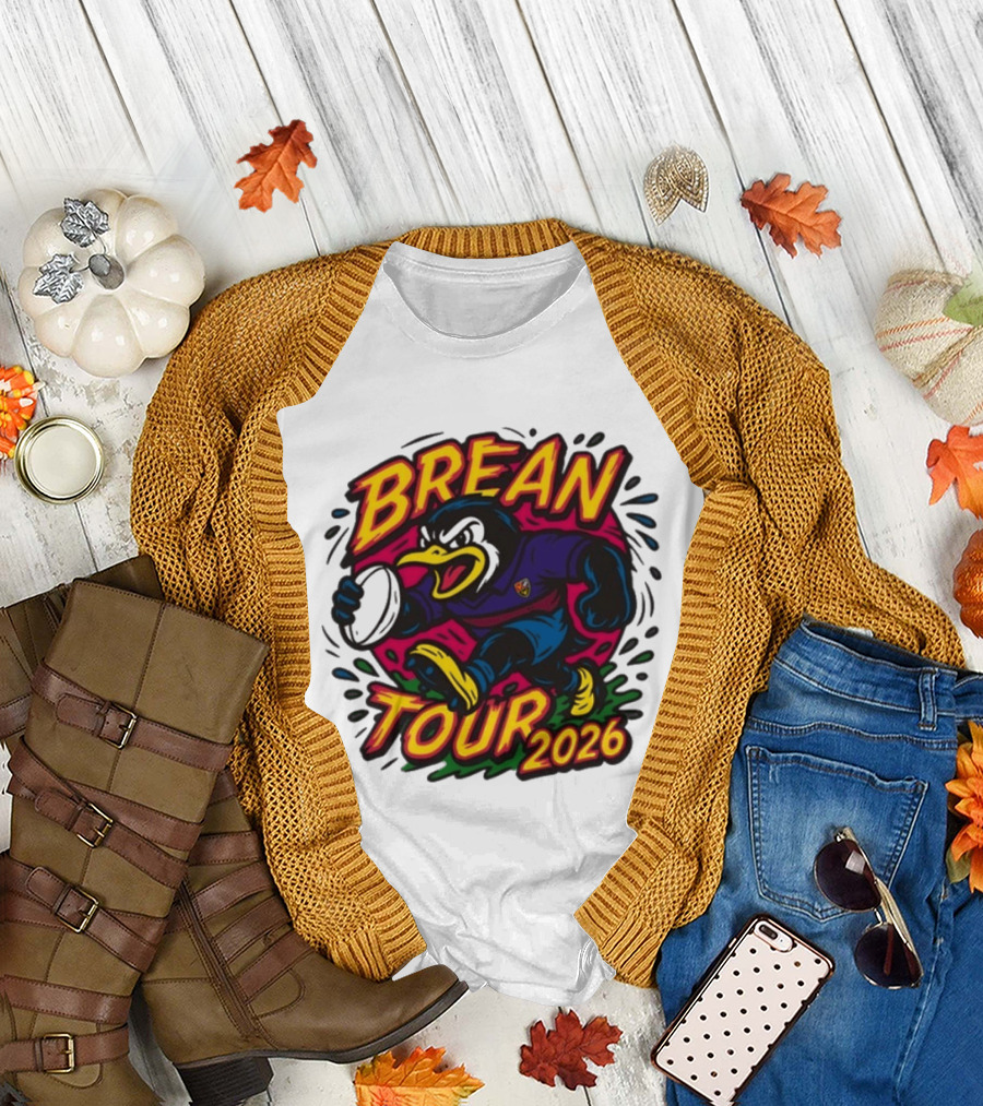 Brean Tour 2026 Rugby Mascot Dynamic T-Shirt