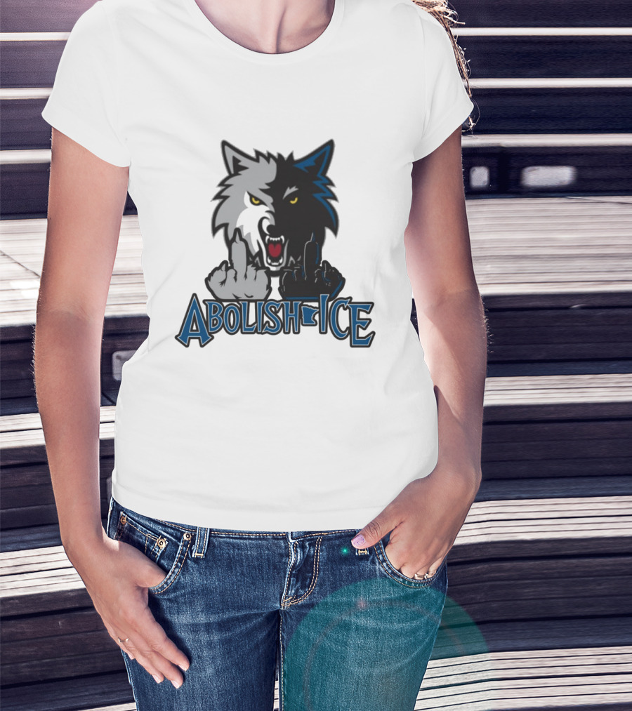 Minnesota Wolves Abolish Ice Wolves T-Shirt