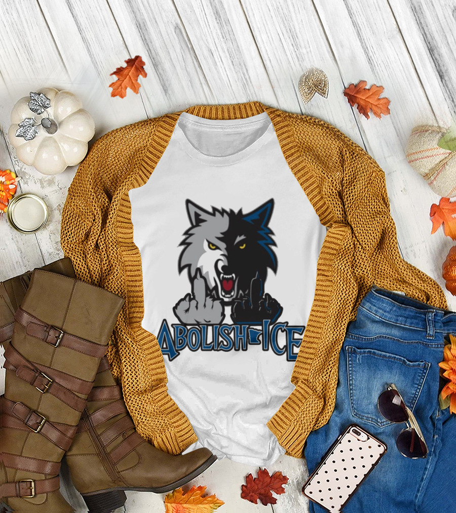 Minnesota Wolves Abolish Ice Wolves T-Shirt
