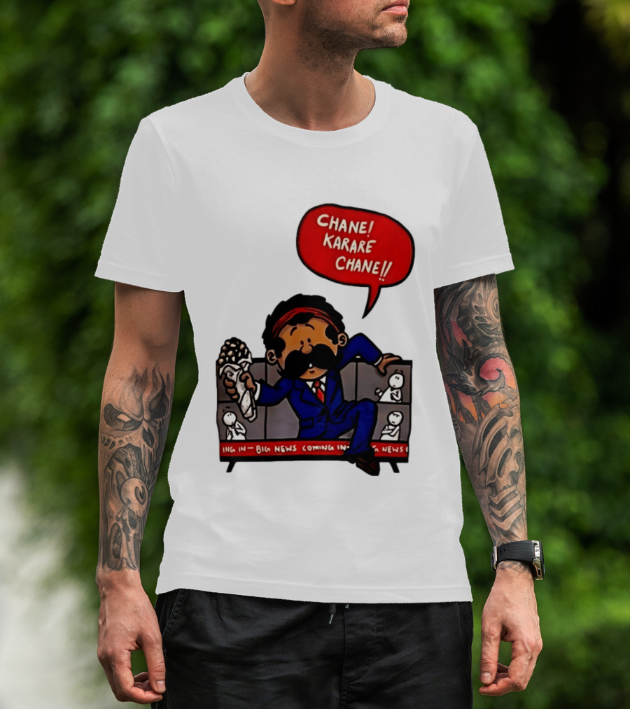 Chane Karare Chane Comic News Character Speech Bubble T-Shirt