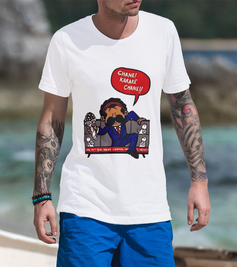 Chane Karare Chane Comic News Character Speech Bubble T-Shirt