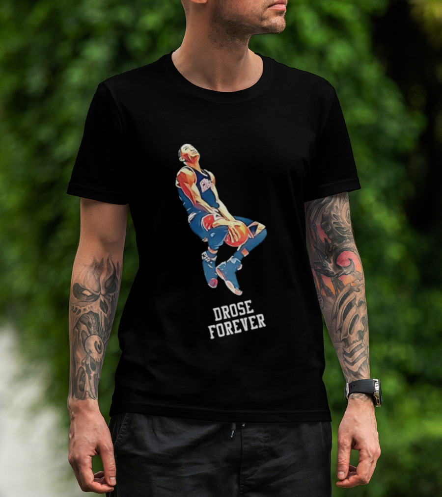 Drose Forever Chicago Bulls Slam Dunk Basketball Sports T-Shirt
