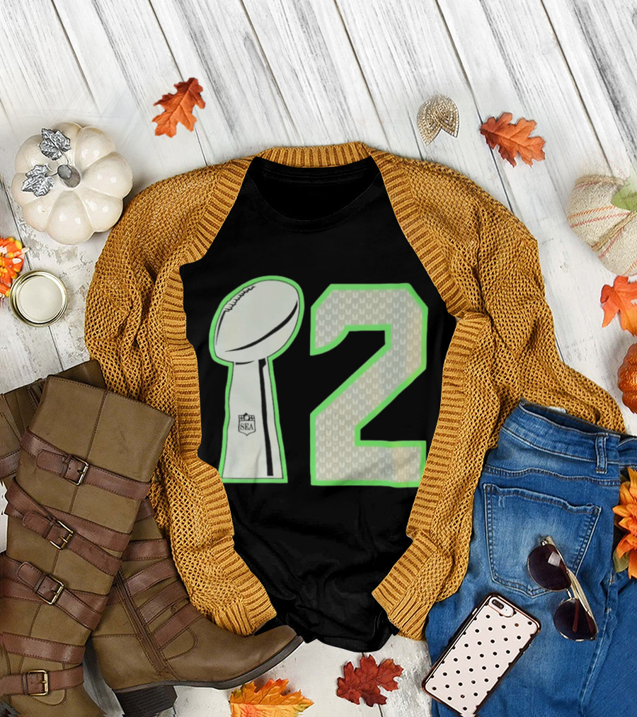 Seattle Seahawks SEA 12 Football T-Shirt