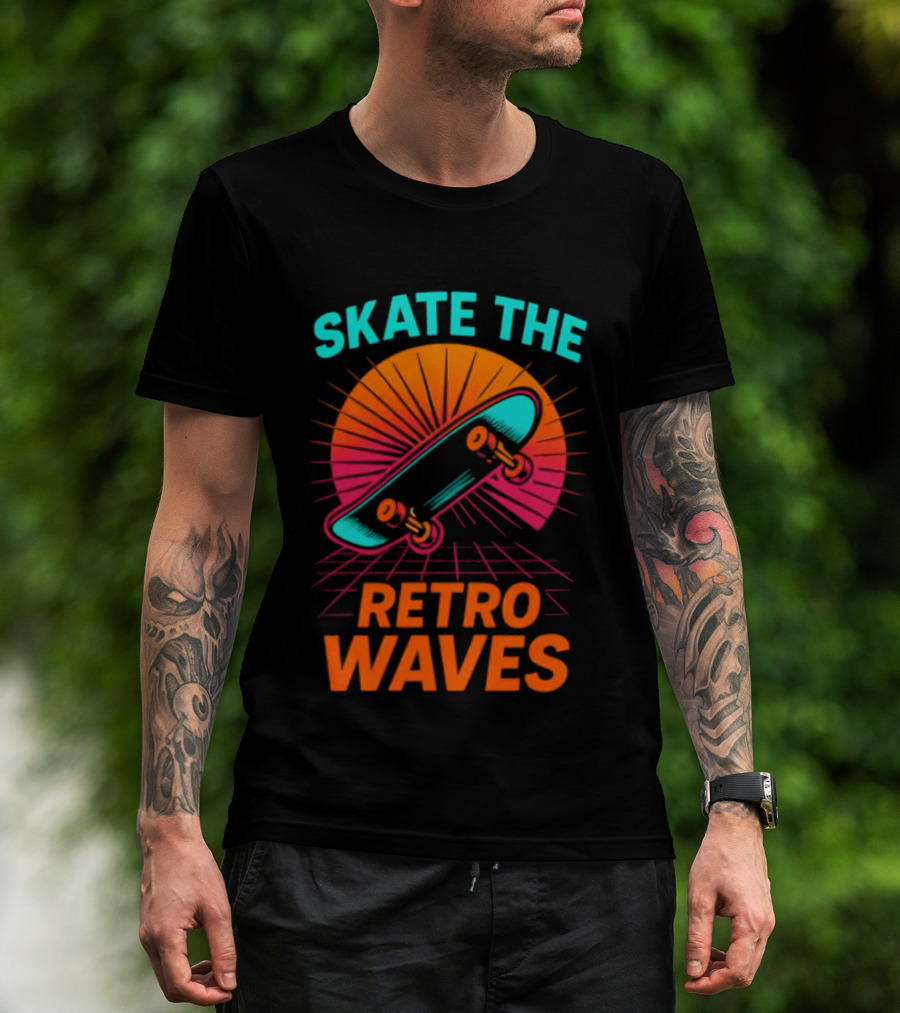 Skate The Retro Waves T-Shirt