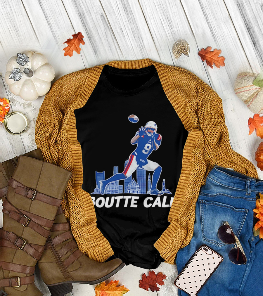 Kayshon Boutte Call New England Patriot Football City Skyline T-Shirt