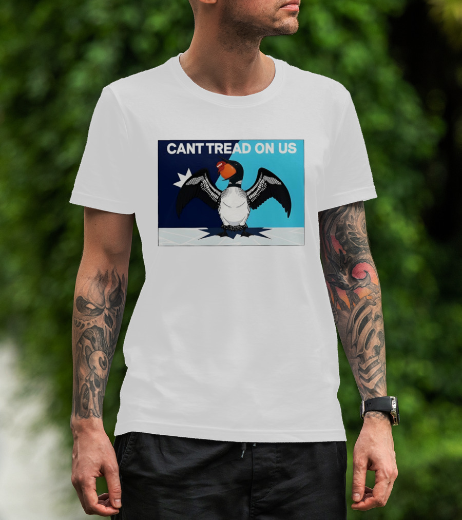 Can't Tread On Us MN State Bird Loon Protest Star T-Shirt