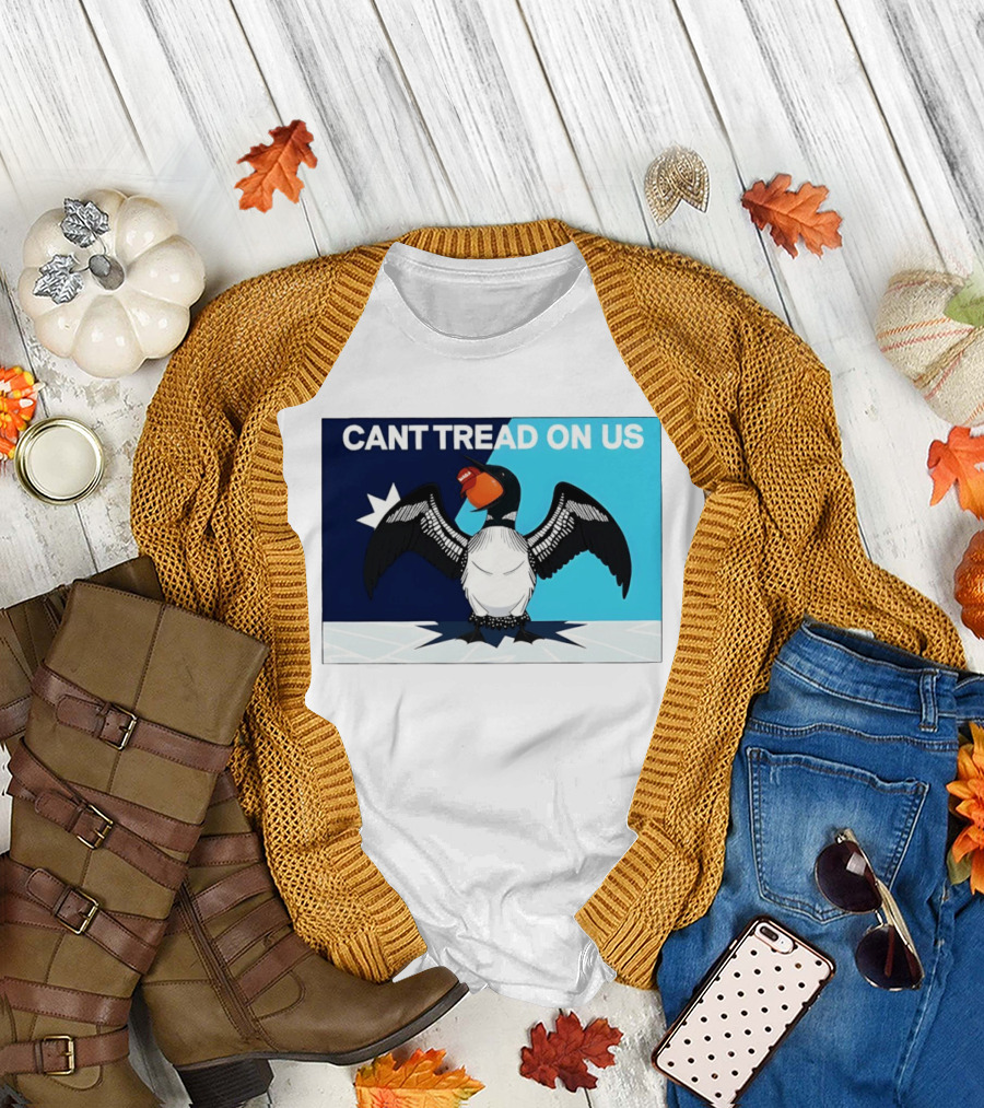 Can't Tread On Us MN State Bird Loon Protest Star T-Shirt