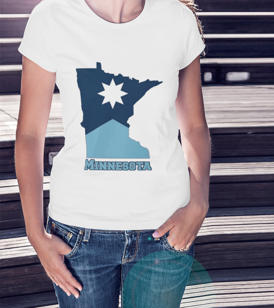 Minnesota Strong Star Map T-Shirt
